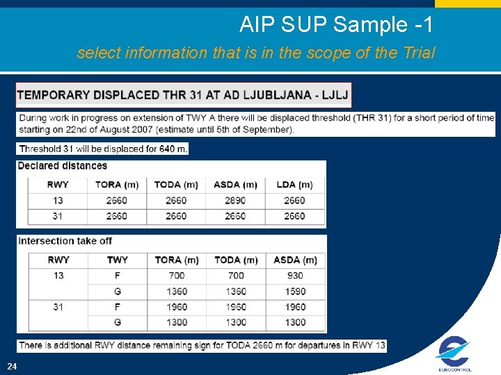 AIP SUP Sample -1 select information that is in the scope of the Trial