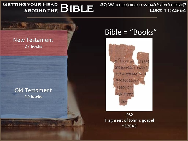 Getting your Head around the New Testament Bible #2 Who decided what’s in there?