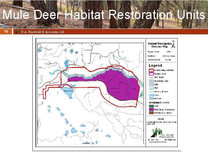 Mule Deer Habitat Restoration Units 18 B. A. Blackwell & Associates Ltd. 