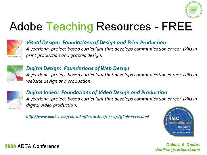 Adobe Teaching Resources - FREE Visual Design: Foundations of Design and Print Production A