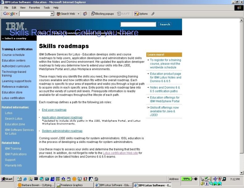 Skills Roadmap - Getting you there 