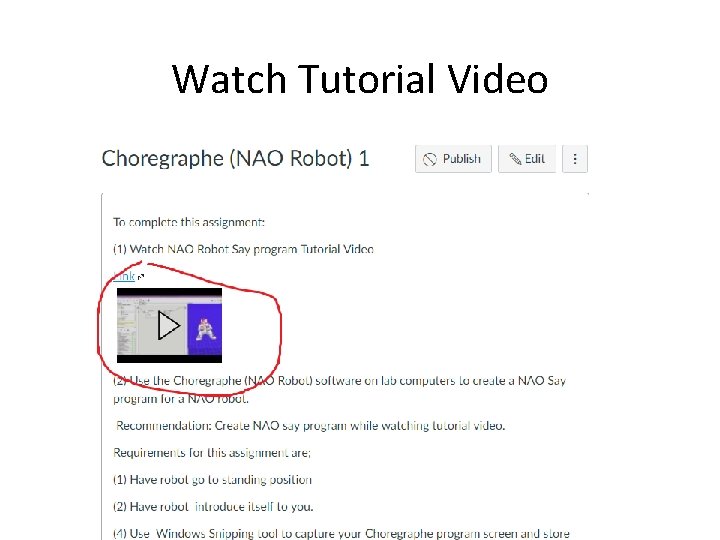 Watch Tutorial Video 