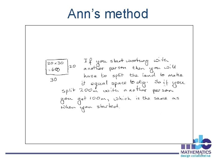 Ann’s method P-30 