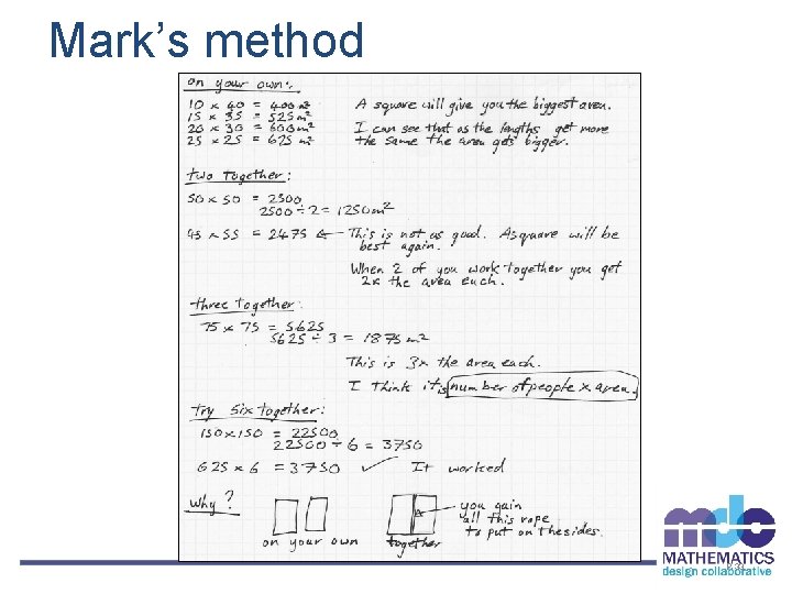 Mark’s method P-33 