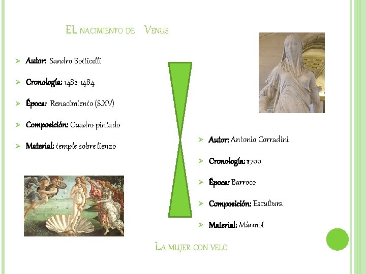 EL NACIMIENTO DE VENUS Ø Autor: Sandro Botticelli Ø Cronología: 1482 -1484 Ø Época: