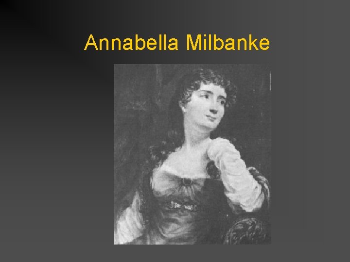 Annabella Milbanke 