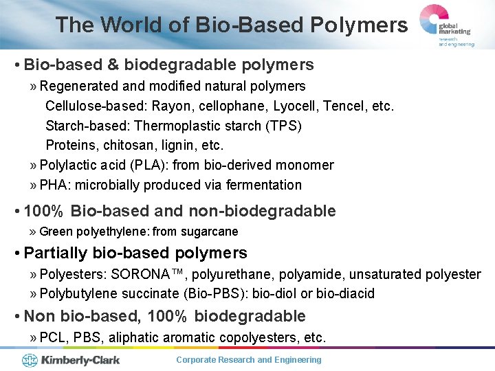 The World of Bio-Based Polymers • Bio-based & biodegradable polymers » Regenerated and modified