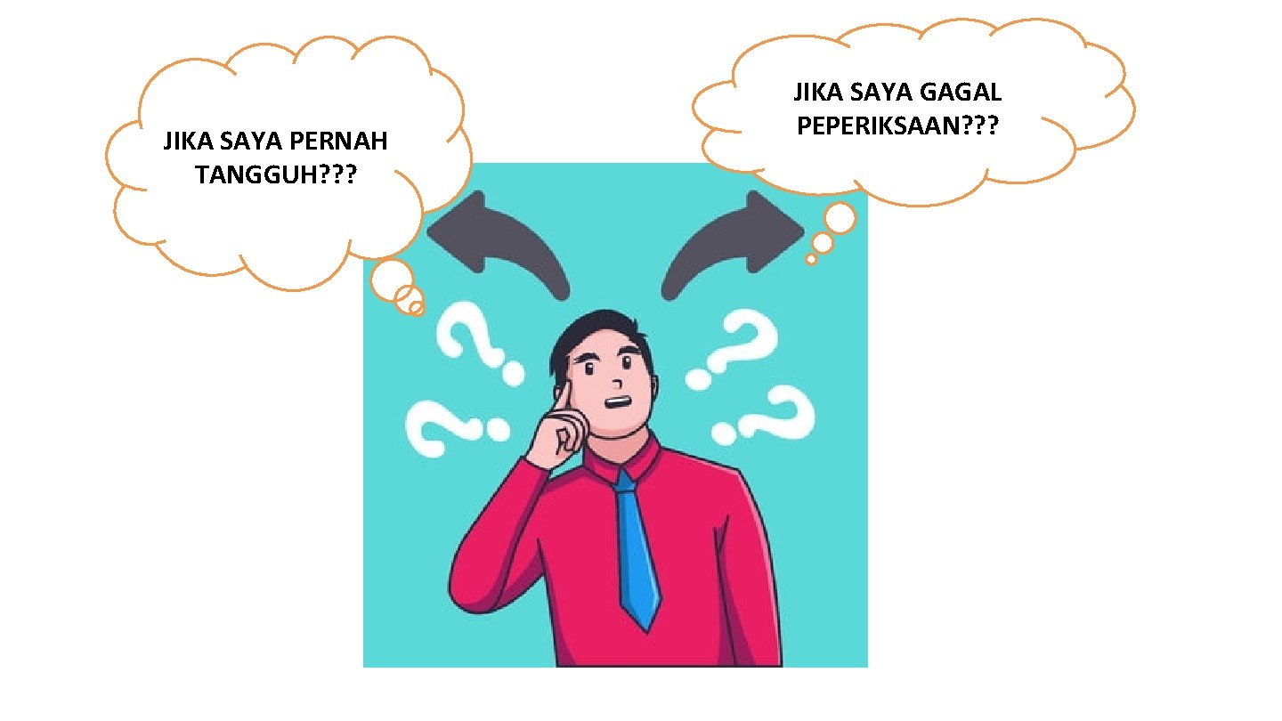 JIKA SAYA PERNAH TANGGUH? ? ? JIKA SAYA GAGAL PEPERIKSAAN? ? ? 