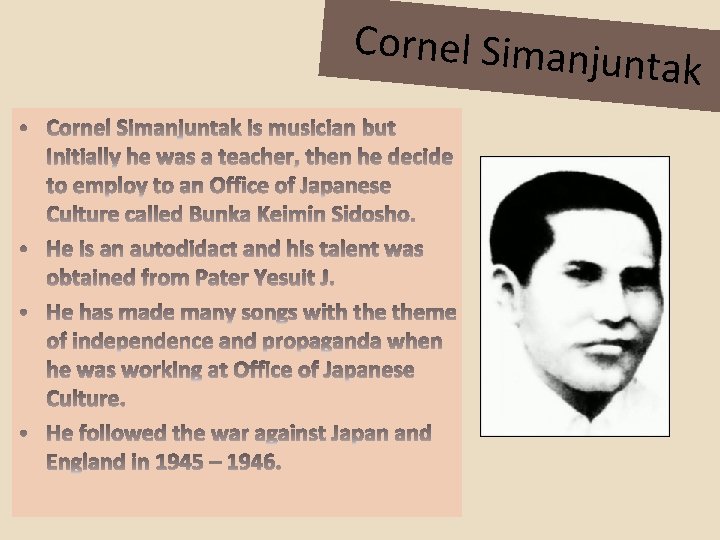 Cornel Simanj untak 