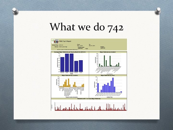 What we do 742 What we do 742