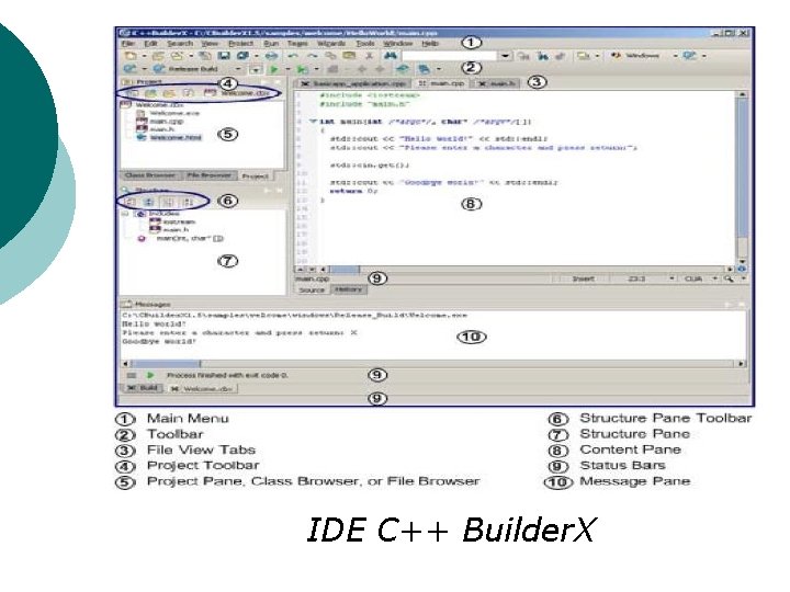 IDE C++ Builder. X 