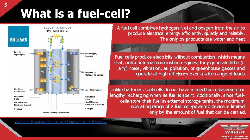What is a fuel-cell? A fuel cell combines hydrogen fuel and oxygen from the