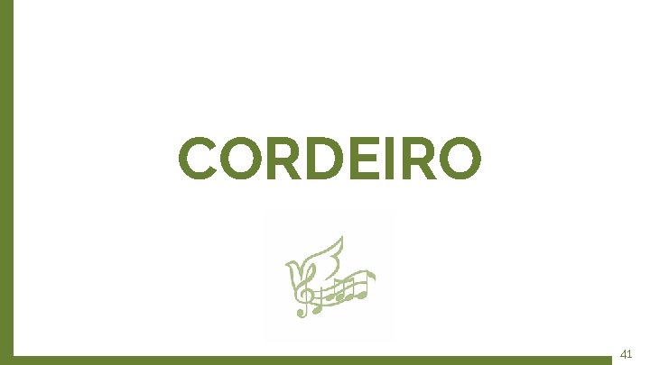 CORDEIRO 41 