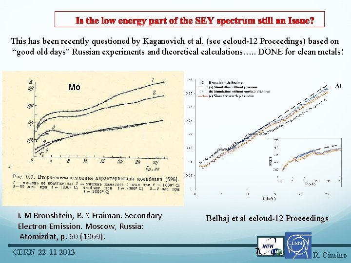 This has been recently questioned by Kaganovich et al. (see ecloud-12 Proceedings) based on