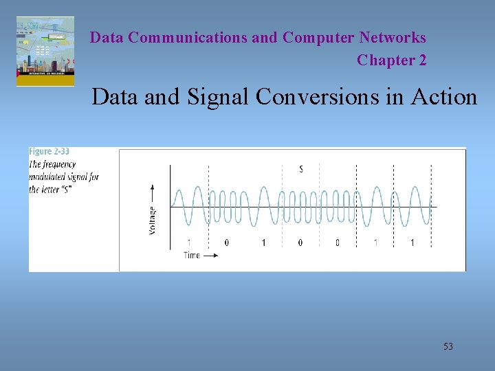 Data Communications and Computer Networks Chapter 2 Data and Signal Conversions in Action 53