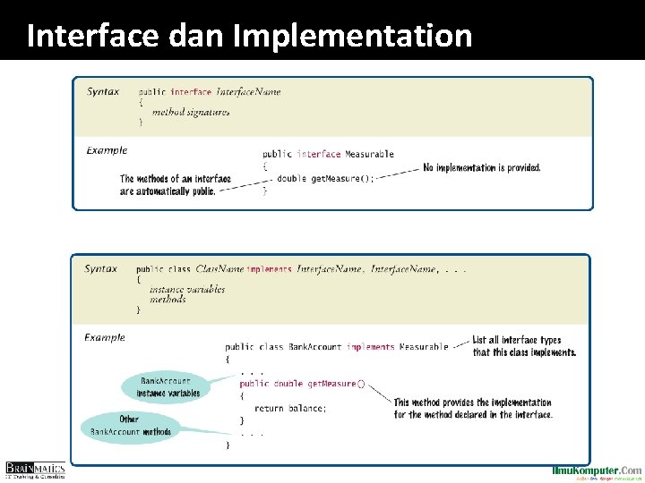 Interface dan Implementation 