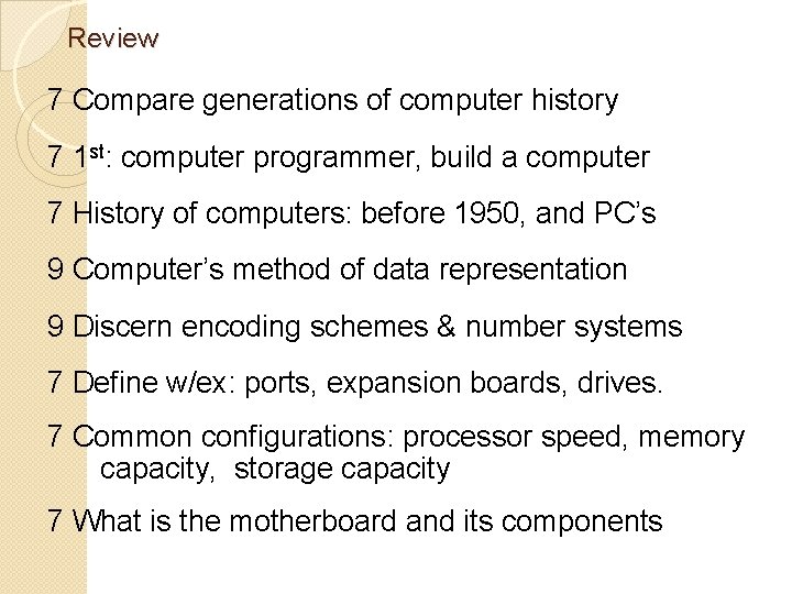 Review 7 Compare generations of computer history 7 1 st: computer programmer, build a Review 7 Compare generations of computer history 7 1 st: computer programmer, build a