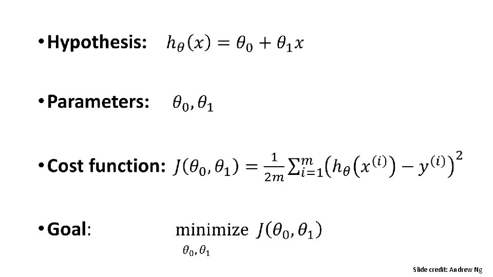  • Slide credit: Andrew Ng 