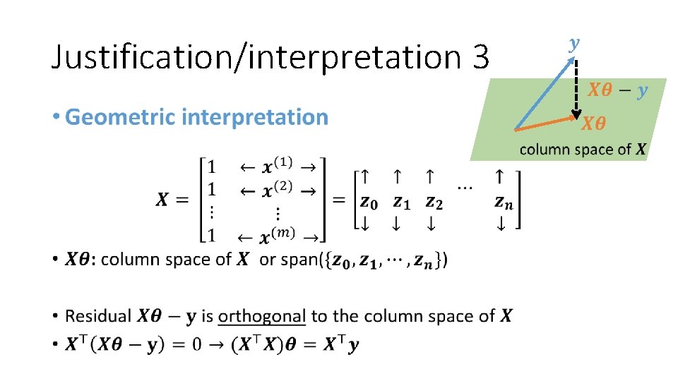 Justification/interpretation 3 • 