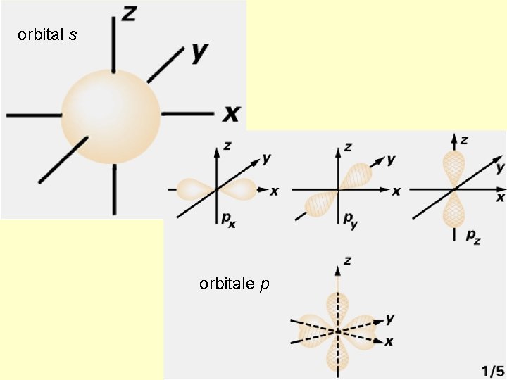 orbital s orbitale p 