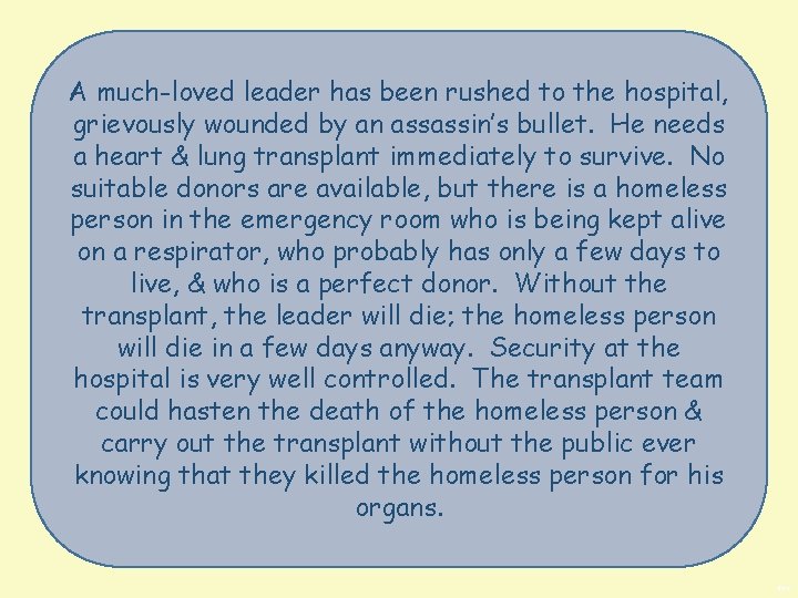 A much-loved leader has been rushed to the hospital, grievously wounded by an assassin’s