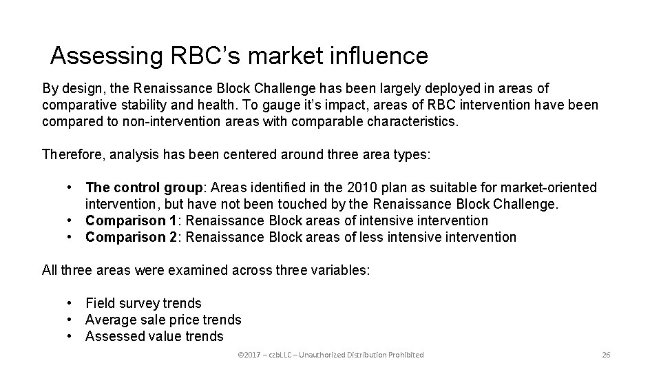 Assessing RBC’s market influence By design, the Renaissance Block Challenge has been largely deployed