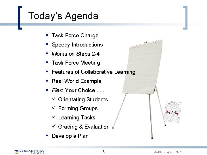 Today’s Agenda § § § § Task Force Charge Speedy Introductions Works on Steps