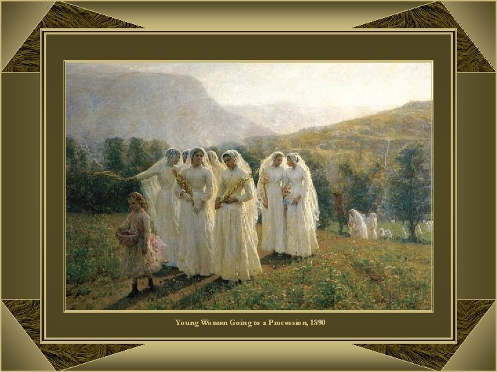 Young Women Going to a Procession, 1890 