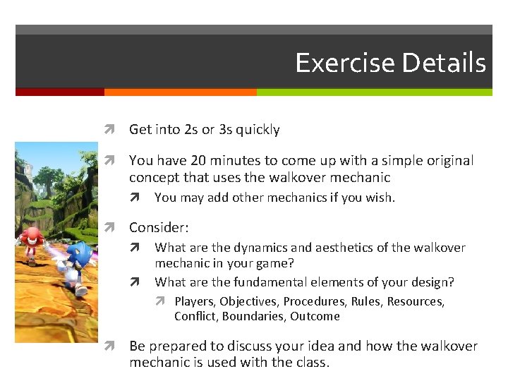 Exercise Details Get into 2 s or 3 s quickly You have 20 minutes Exercise Details Get into 2 s or 3 s quickly You have 20 minutes