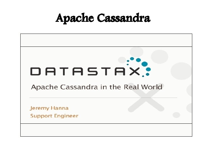 Apache Cassandra 