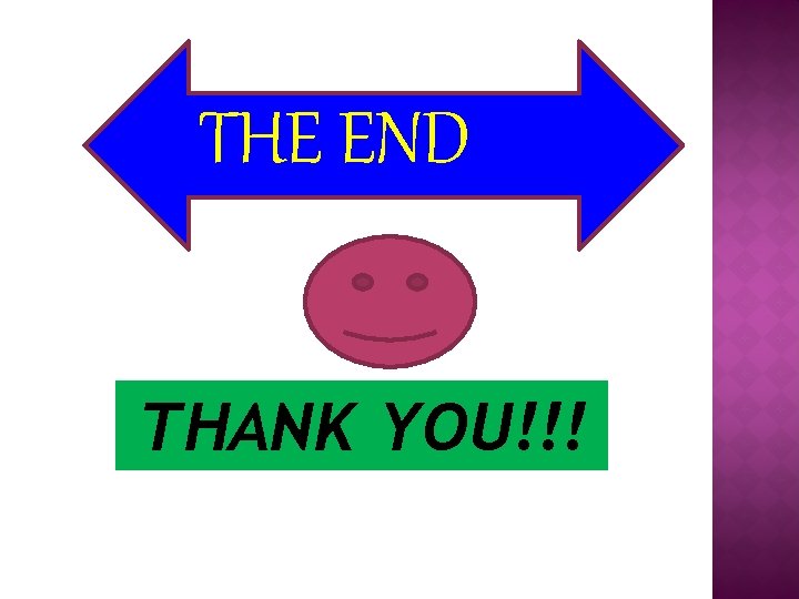 THE END THANK YOU!!! 