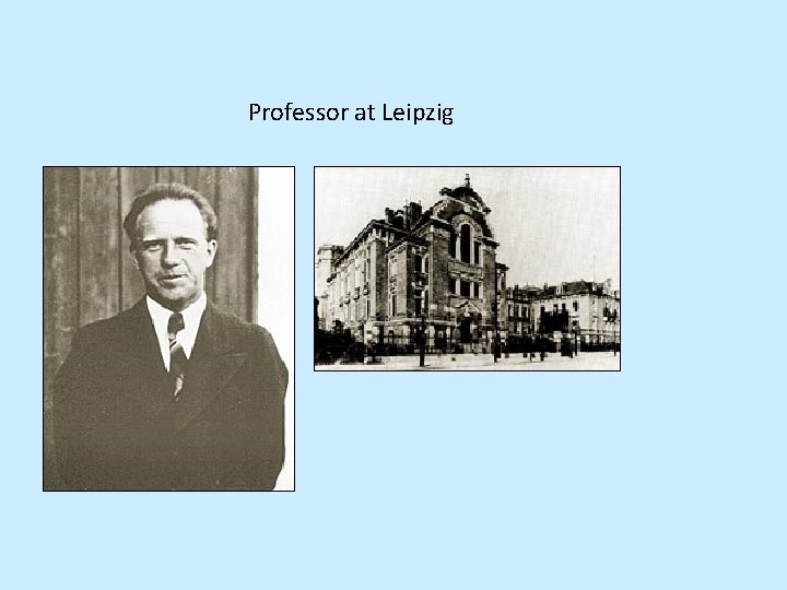 Professor at Leipzig 