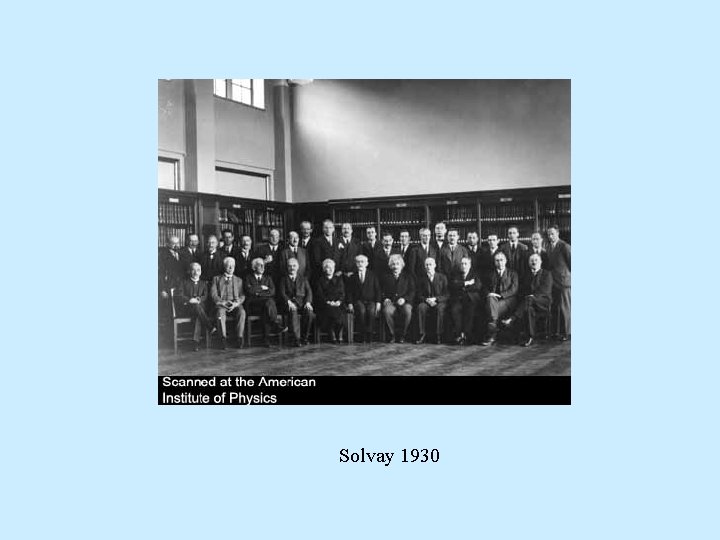 Solvay 1930 