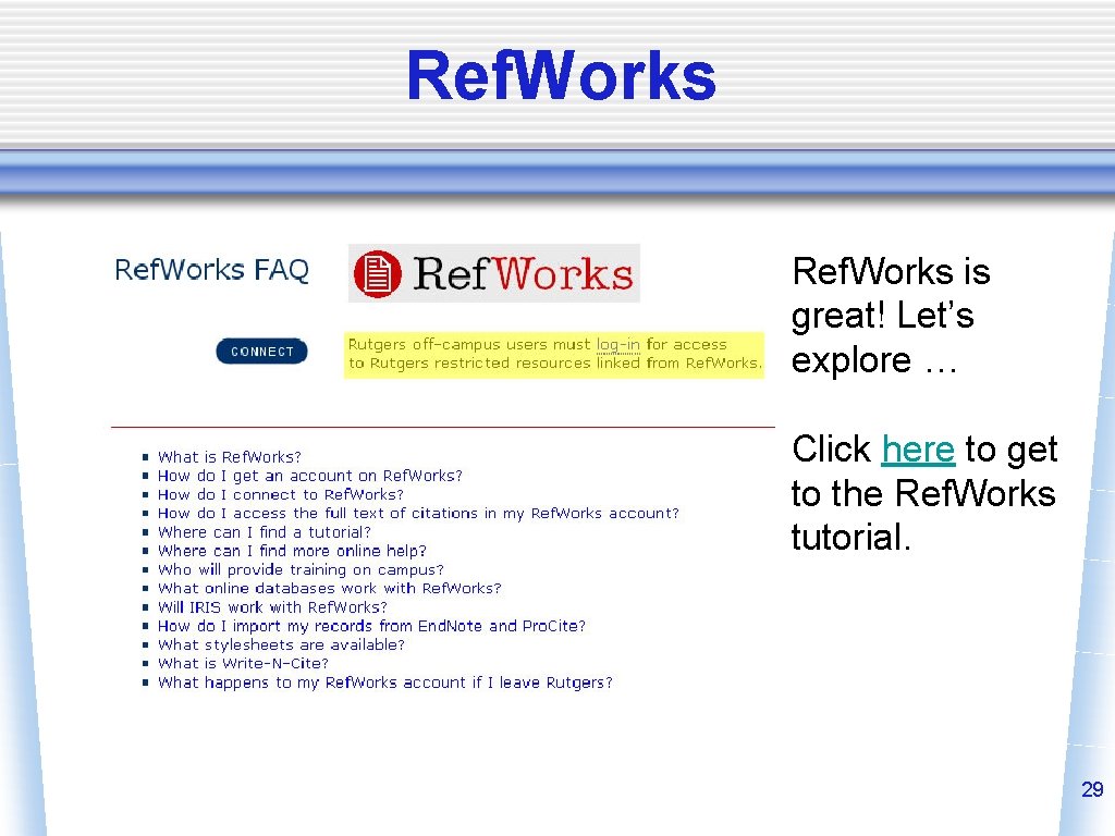 Ref. Works is great! Let’s explore … Click here to get to the Ref.