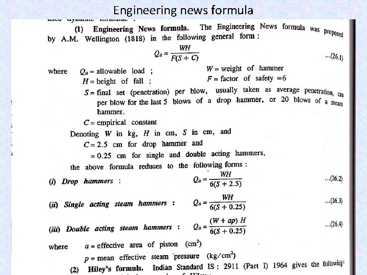 Engineering news formula 34 