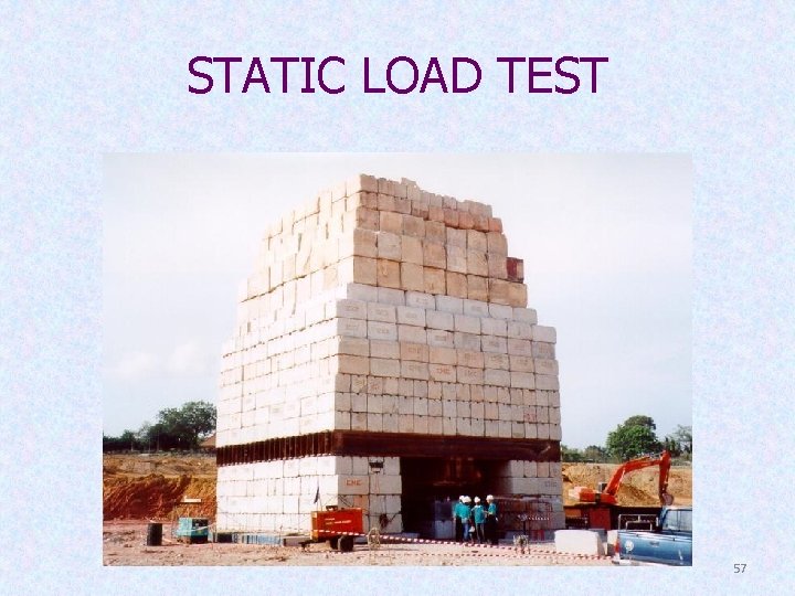 STATIC LOAD TEST 57 