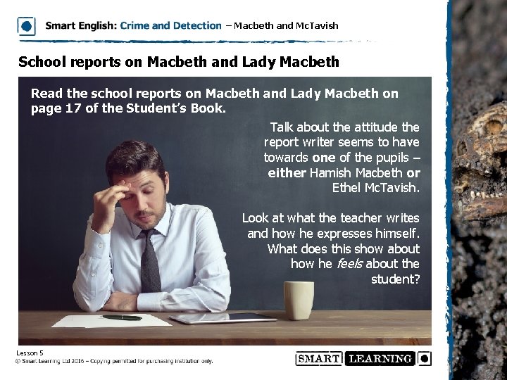 – Macbeth and Mc. Tavish School reports on Macbeth and Lady Macbeth Read the