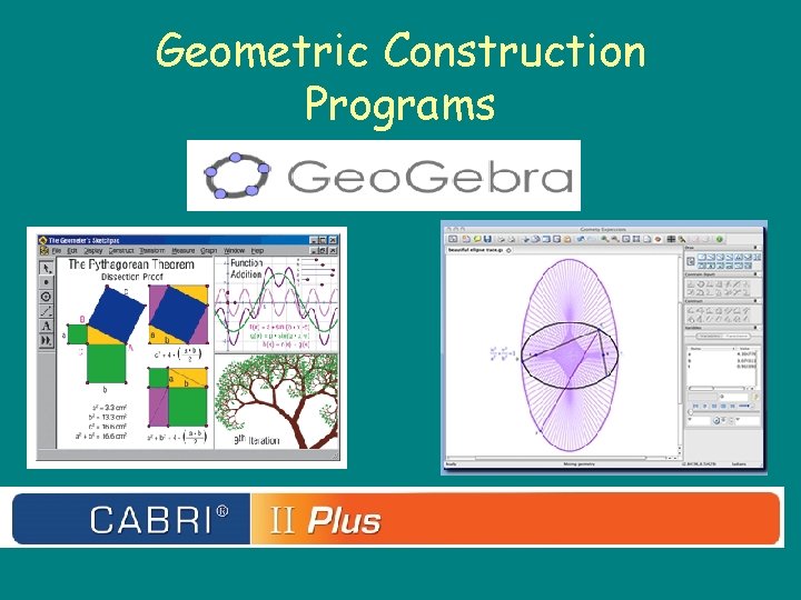 Geometric Construction Programs 