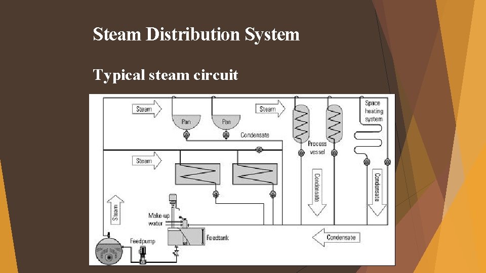 Steam Distribution System Typical steam circuit 6 Steam Distribution System Typical steam circuit 6