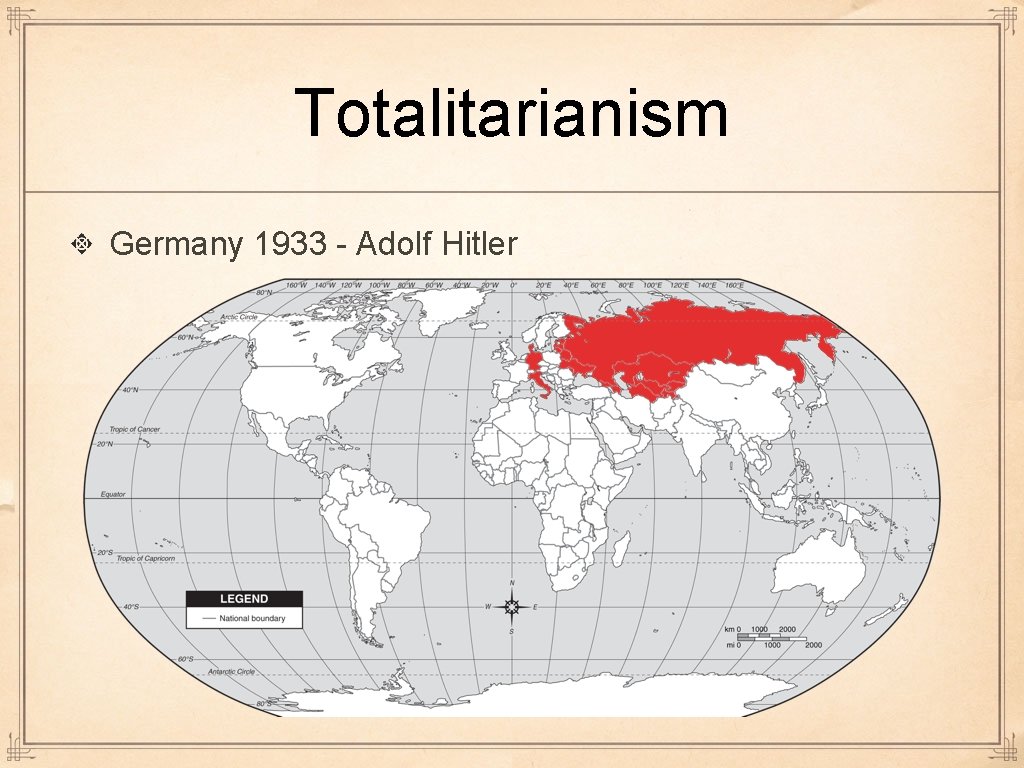 Totalitarianism Germany 1933 - Adolf Hitler  Totalitarianism Germany 1933 - Adolf Hitler