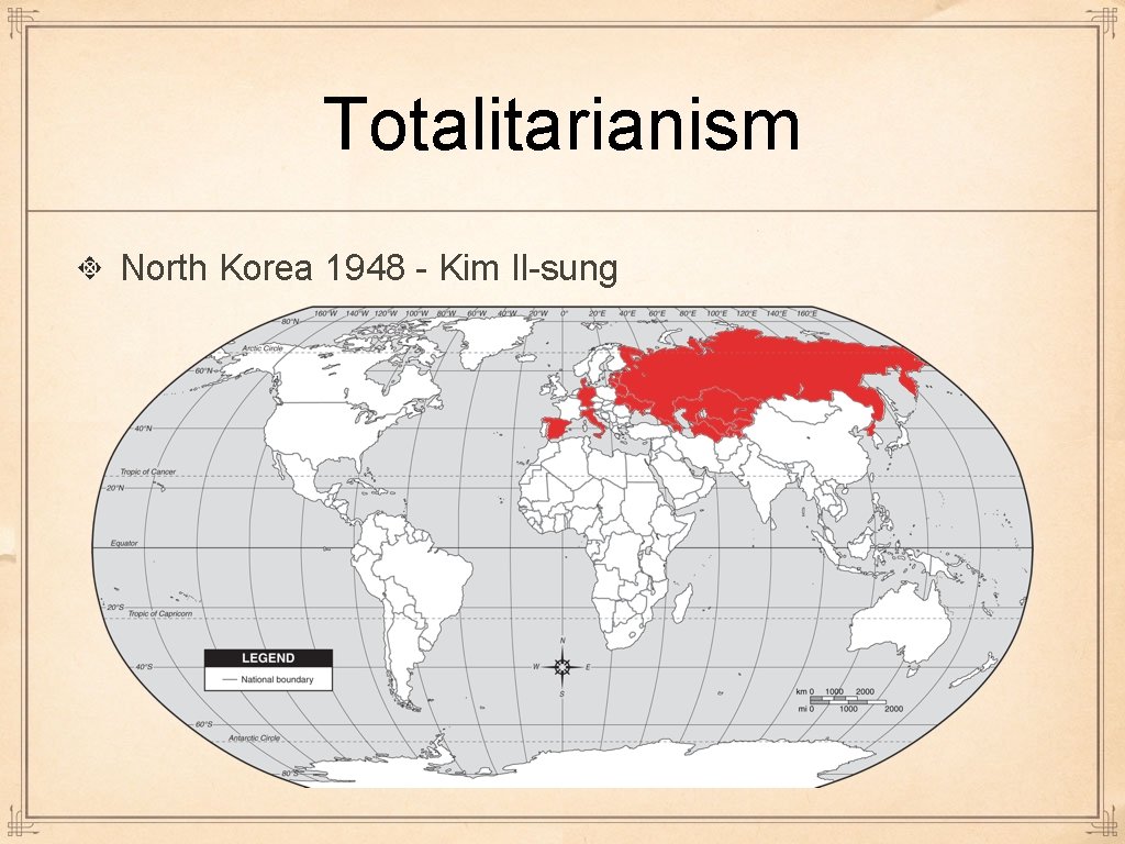 Totalitarianism North Korea 1948 - Kim Il-sung  Totalitarianism North Korea 1948 - Kim Il-sung