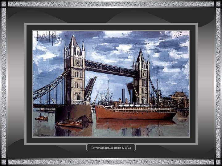 Tower Bridge, la Tamise, 1972 