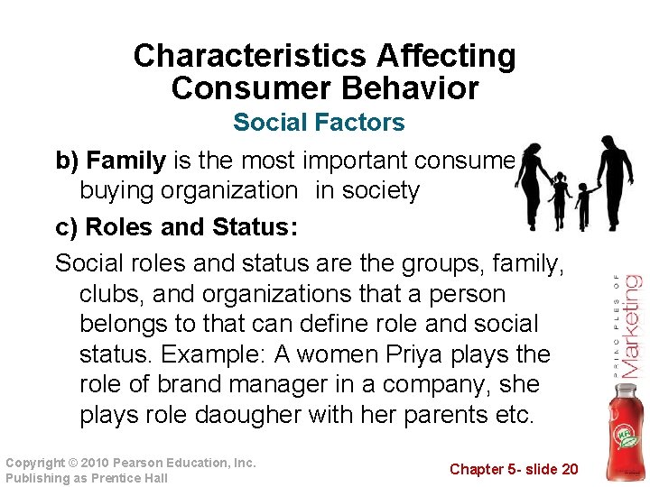 Characteristics Affecting Consumer Behavior Social Factors b) Family is the most important consumerbuying organization