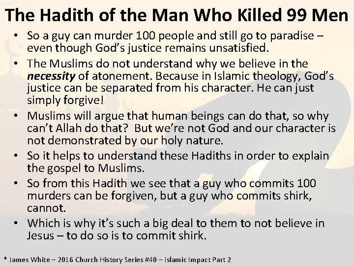 The Hadith of the Man Who Killed 99 Men • So a guy can