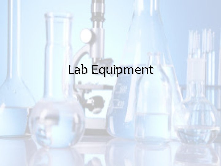 Lab Equipment 