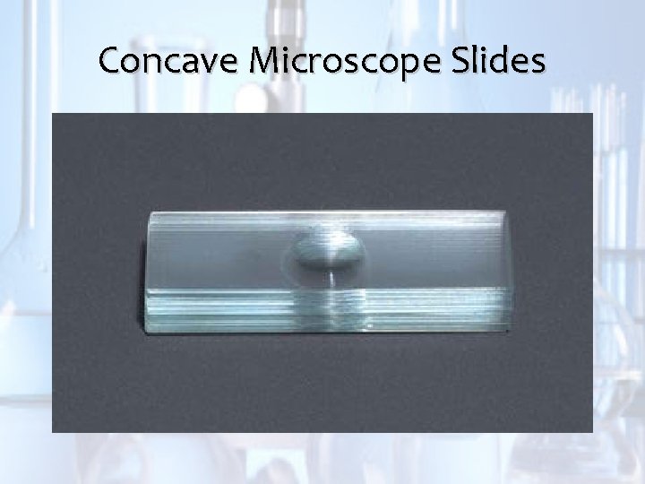 Concave Microscope Slides 