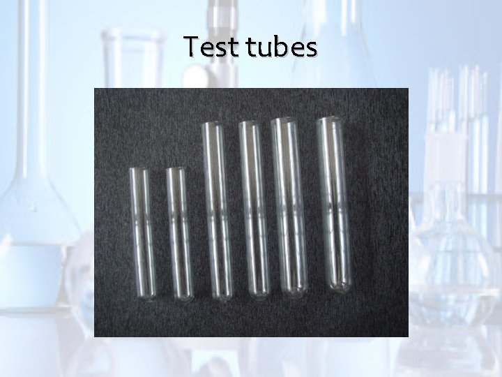 Test tubes 