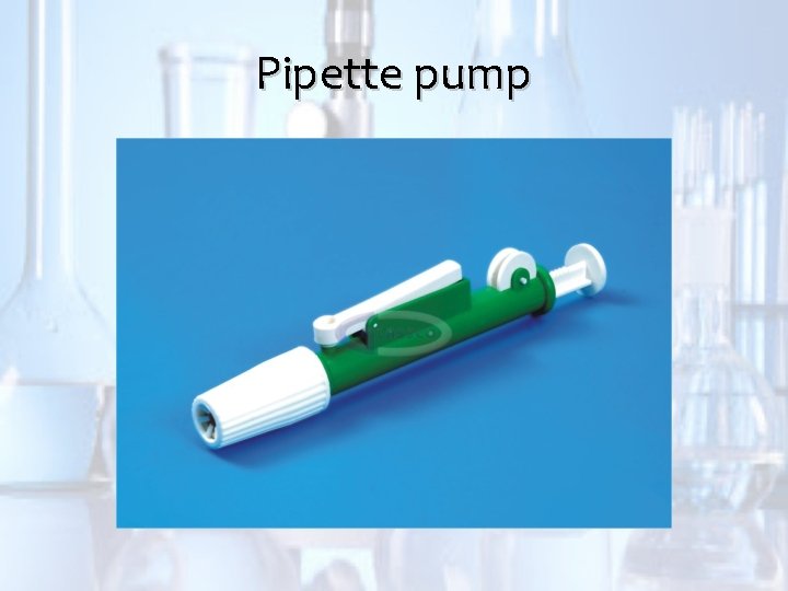 Pipette pump 