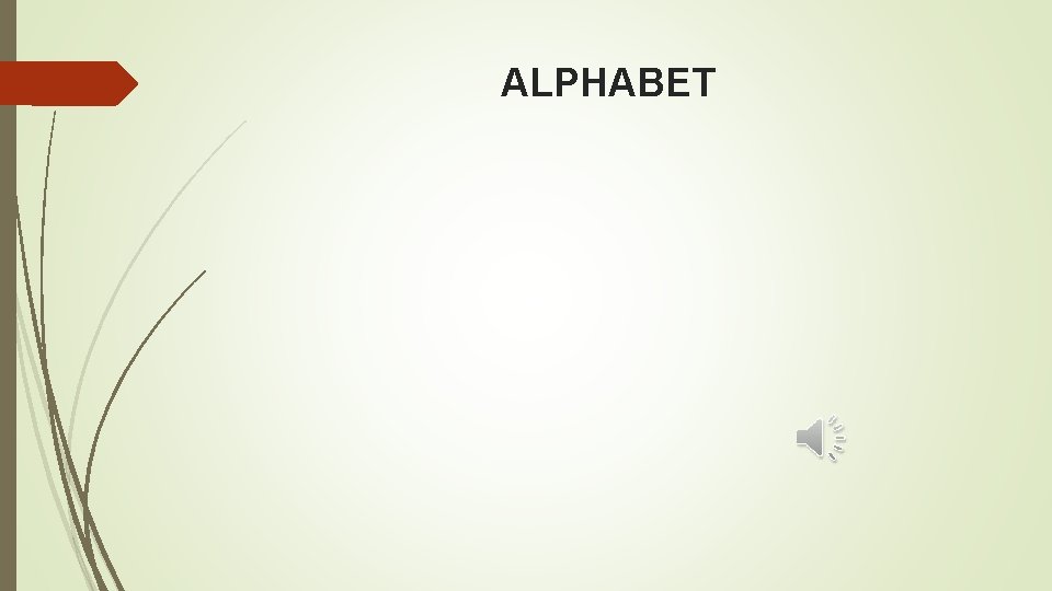 ALPHABET 