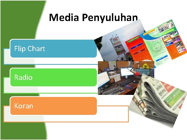 Media Penyuluhan Flip Chart Radio Koran 